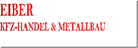 Eiber Metallbau Logo